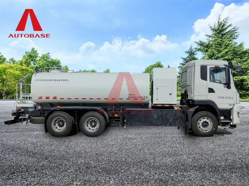 25 ton čistiaci nákladný automobil